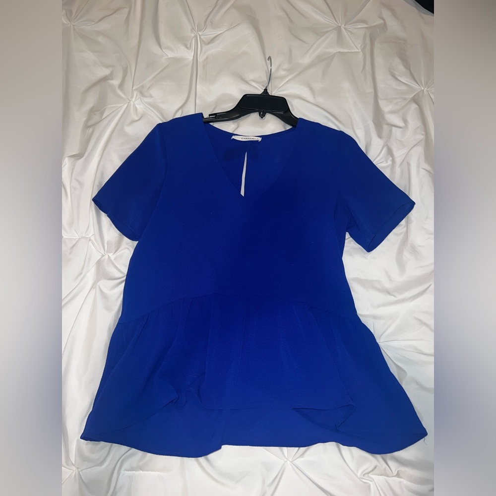 Blue Dress Top